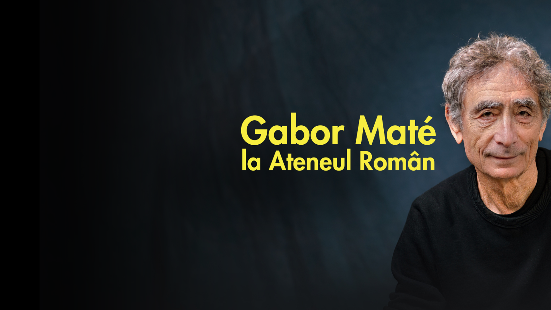 Gabor Maté la Ateneul Român