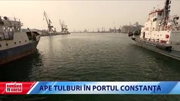 Ape tulburi în portul Constanța