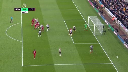Newcastle United v Liverpool 2018/19