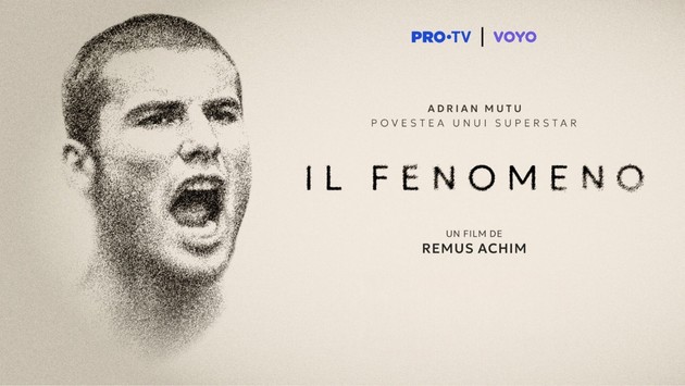 Marți, 2 decembrie, apare pe VOYO documentarul lui Adrian Mutu: Il Fenomeno - Povestea unui superstar. Cariera ”Briliantului”