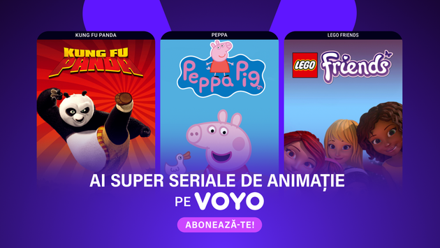 Ai super seriale de animație pentru zile colorate de vacanță, pe VOYO
